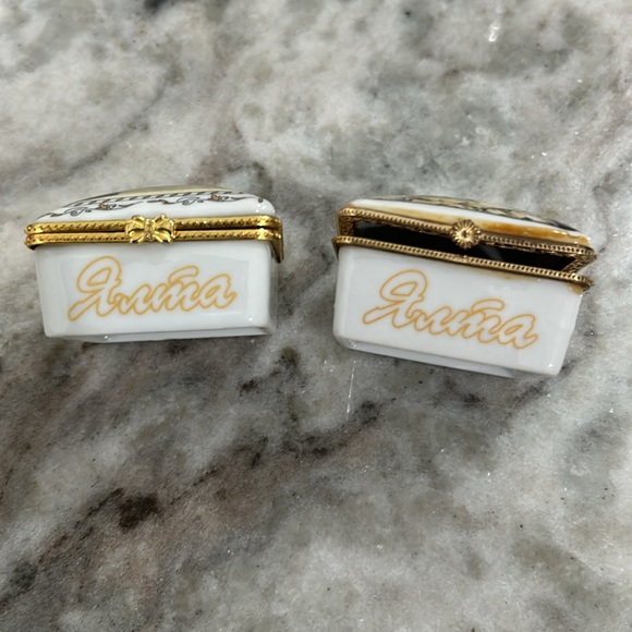 Two gorgeous vintage small jewelry boxes - Picture 6 of 7